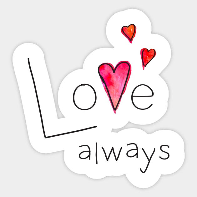 Love Always Sticker by MonkeyMade